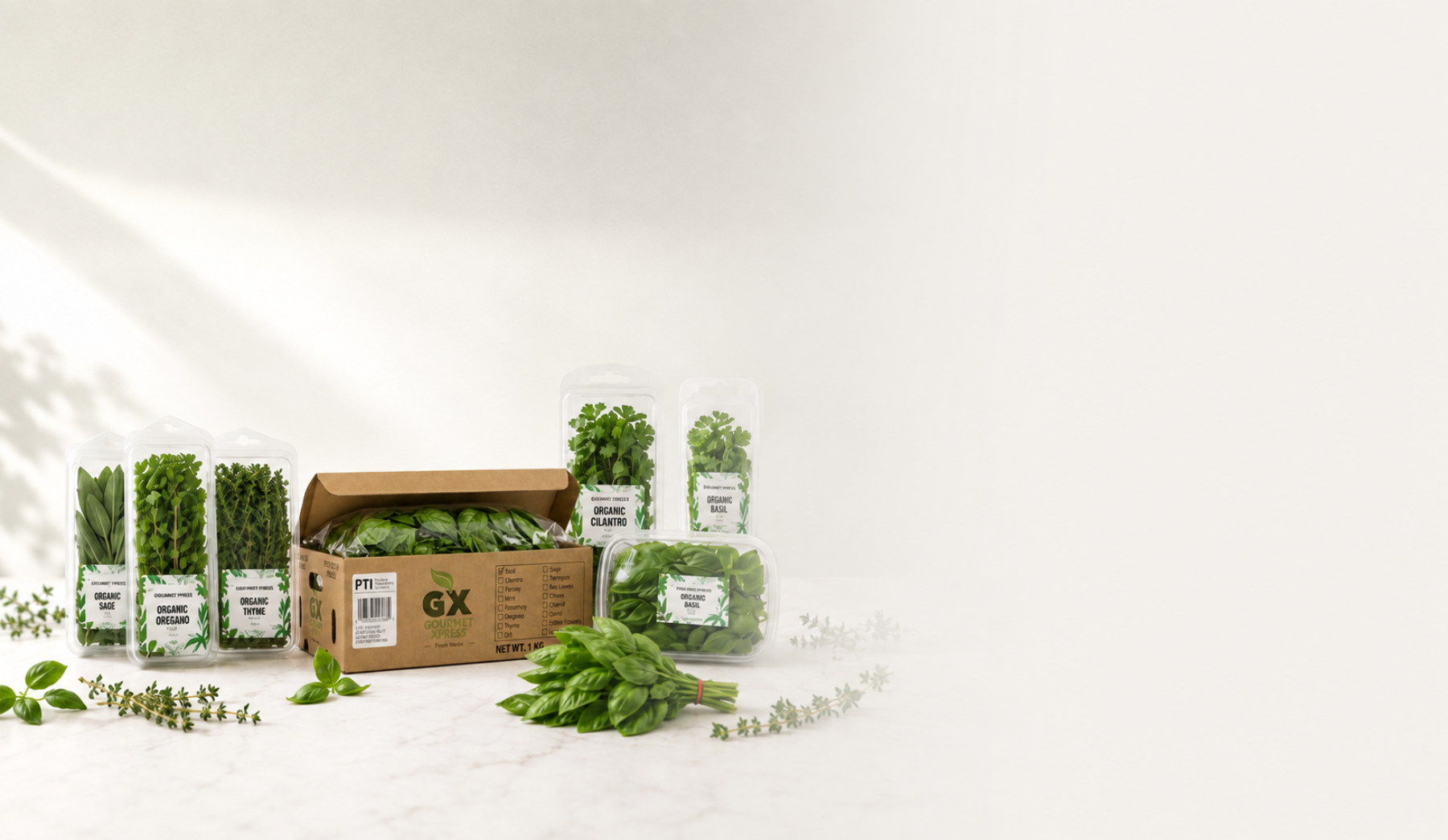 Gourmet Xpress packaging lineup